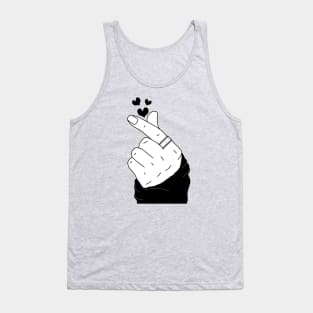 Finger heart k-pop Tank Top